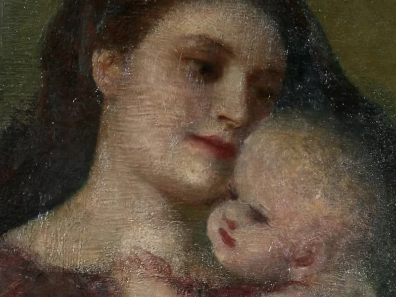 1857-Emanuel Schaltegger - Madonna col Bambino